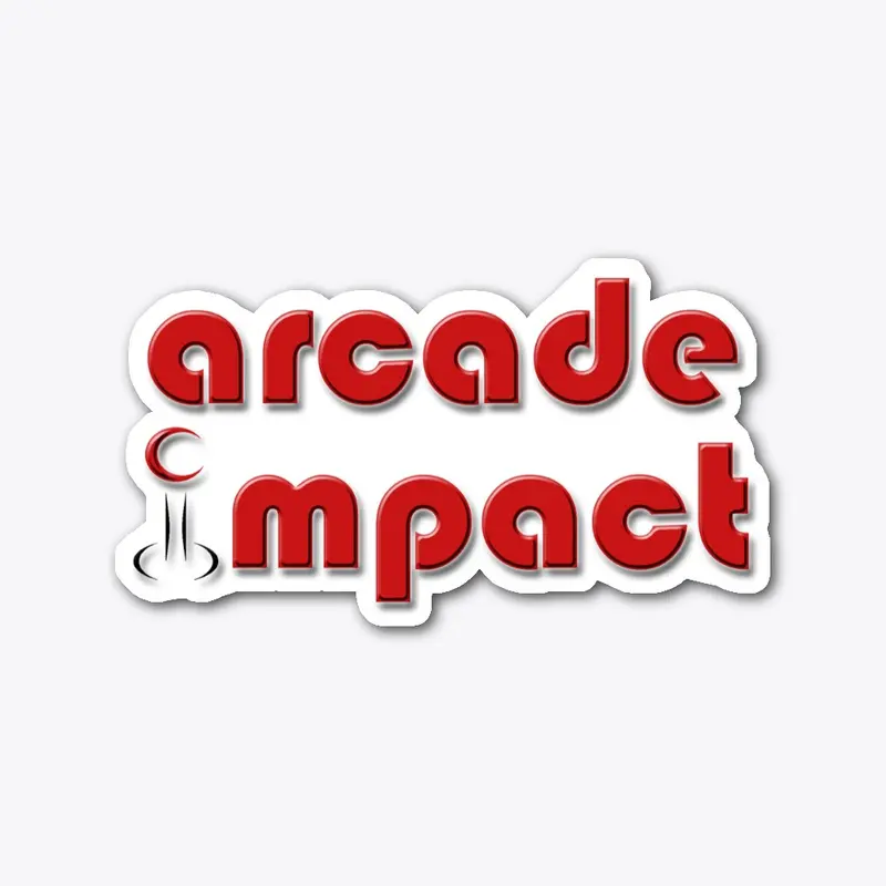 Arcade Impact Die Cut Sticker